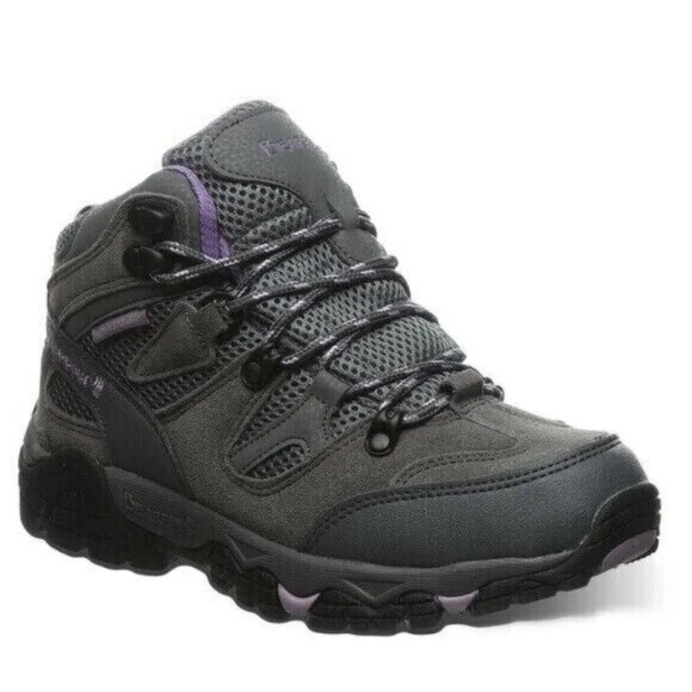 Bearpaw Women’s Corsica Wide Gray Fog Hiking Shoes Size 6.5 NWB - Picture 2 of 12